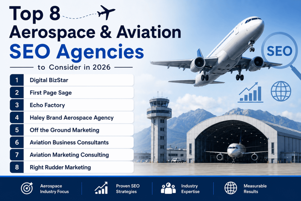 Aerospave manufacturing seo agencies